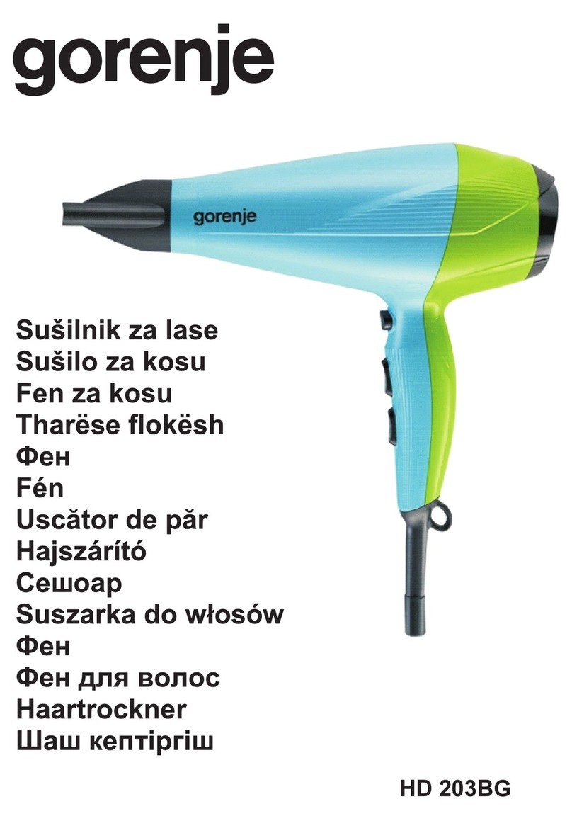 Gorenje HD 203BG instruction manual