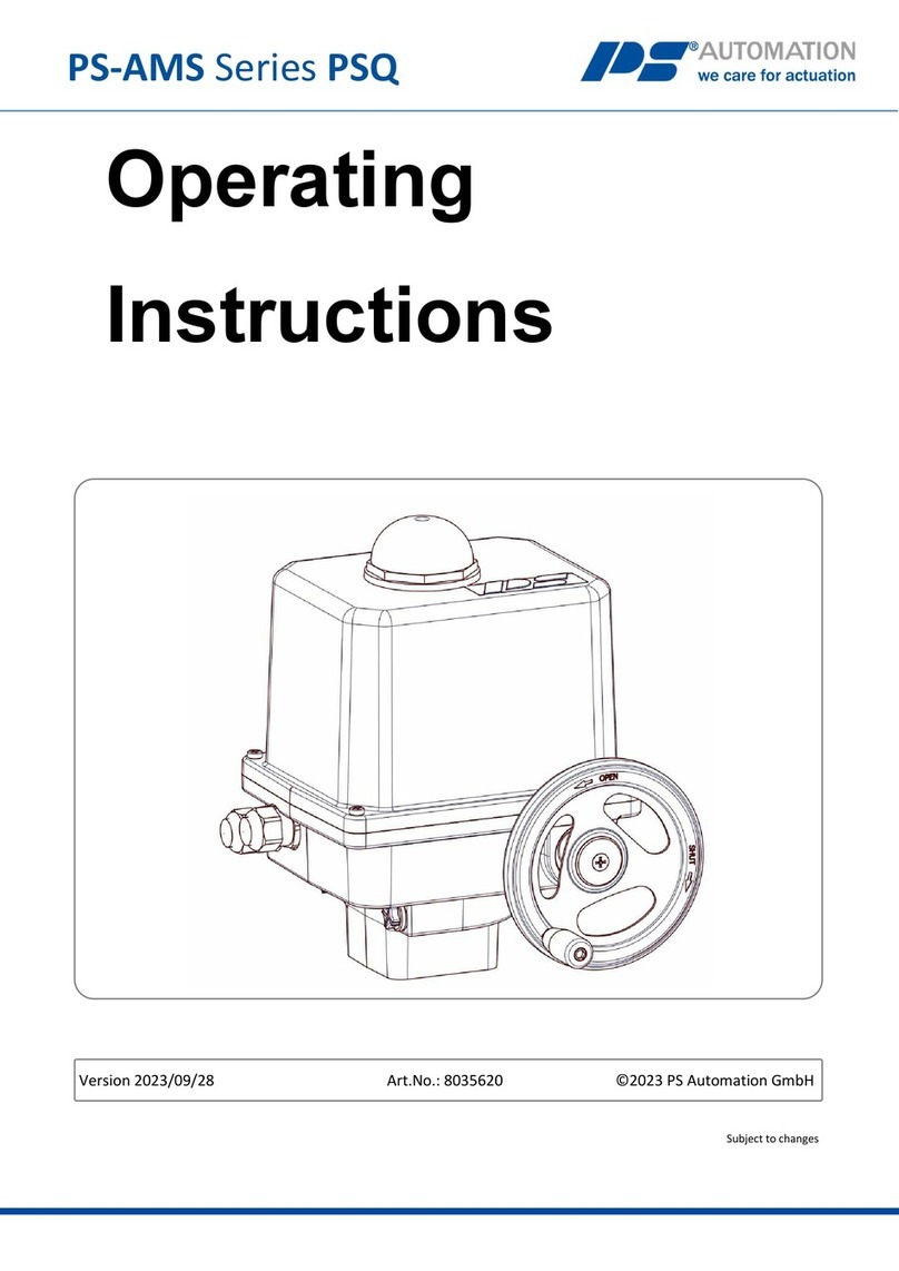 PS Automation PSQ-AMS Series operating instructions