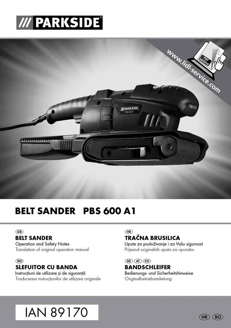 Parkside PBS 600 A1 User manual