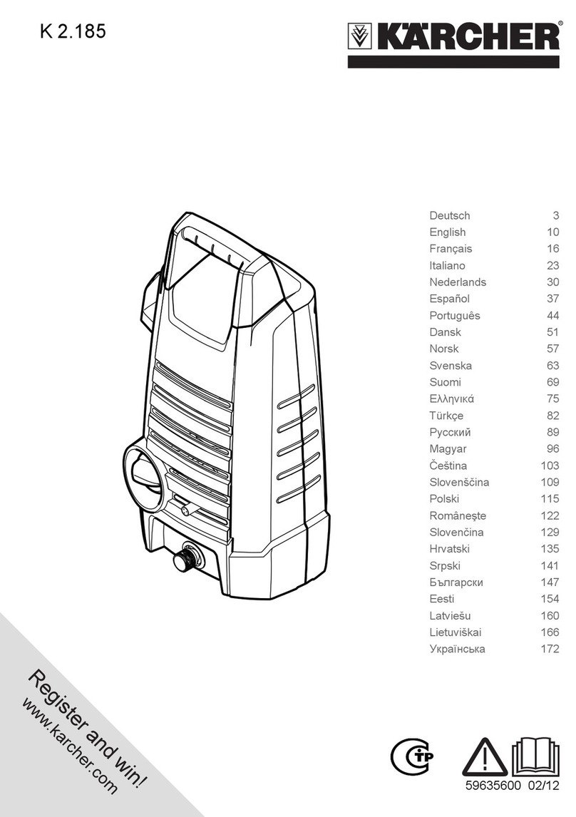 Kärcher K 2.185 User manual