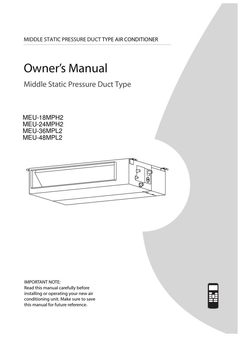 Midea MEU-36MPL2 User manual