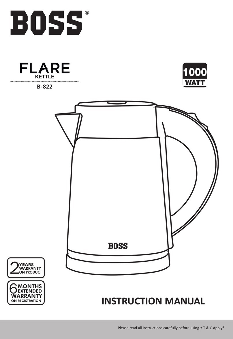 BOSSCO FLARE B-822 instruction manual
