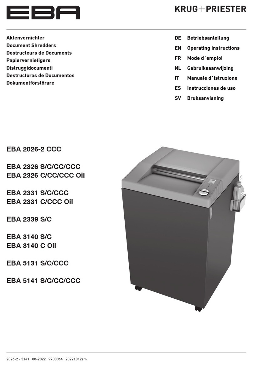 KRUG+PRIESTER EBA 2326 S operating instructions