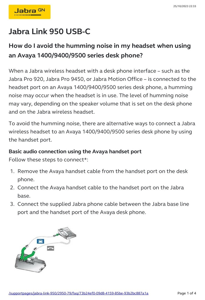 Jabra Link 950 USB-C User manual Jabra Link 950 USB-C User manual
