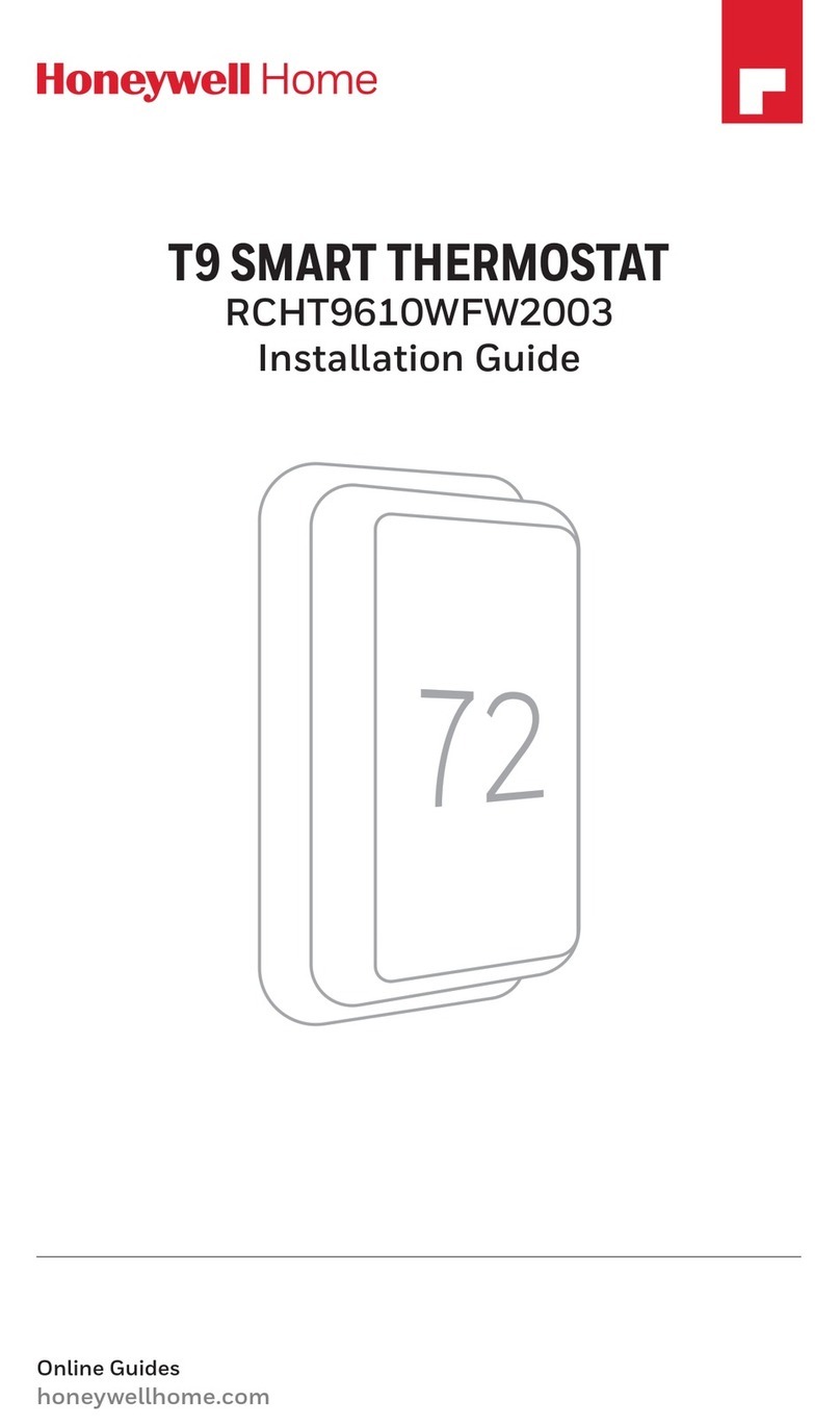 Honeywell Home RCHT9610WFW2003 User manual