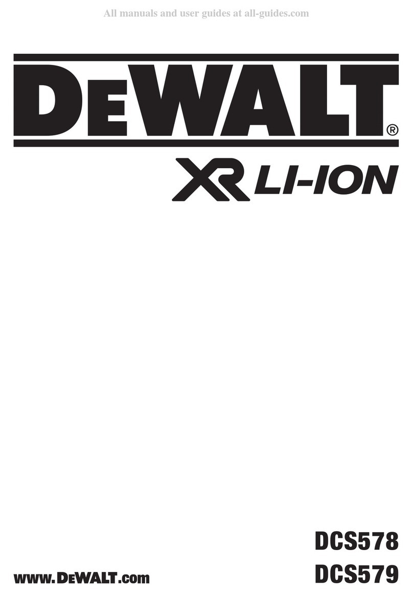 DeWalt DCS578N manual