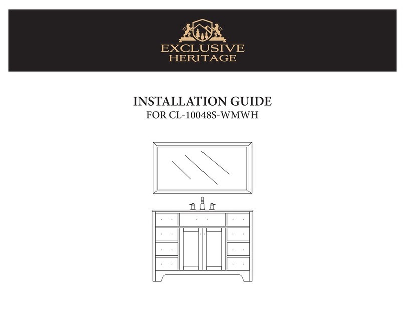 Exclusive Heritage CL-10048S-WMWH installation guide