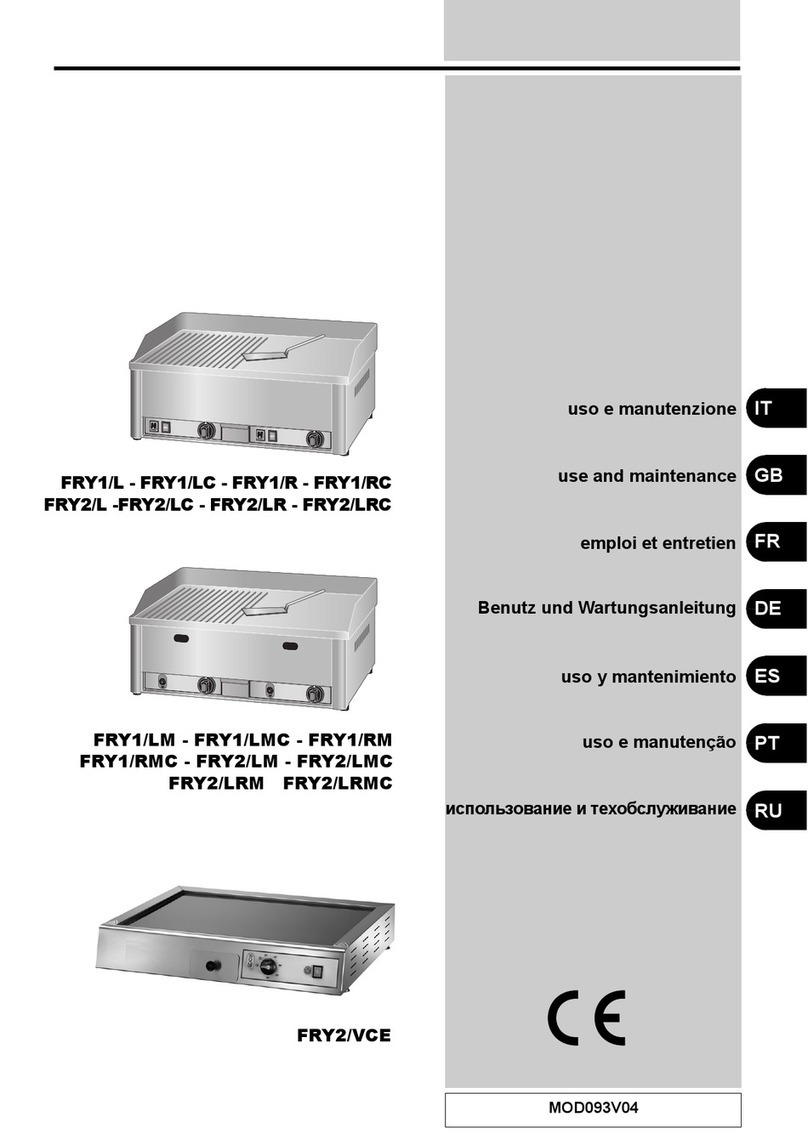 Fimar FRY2/VCE Use and maintenance