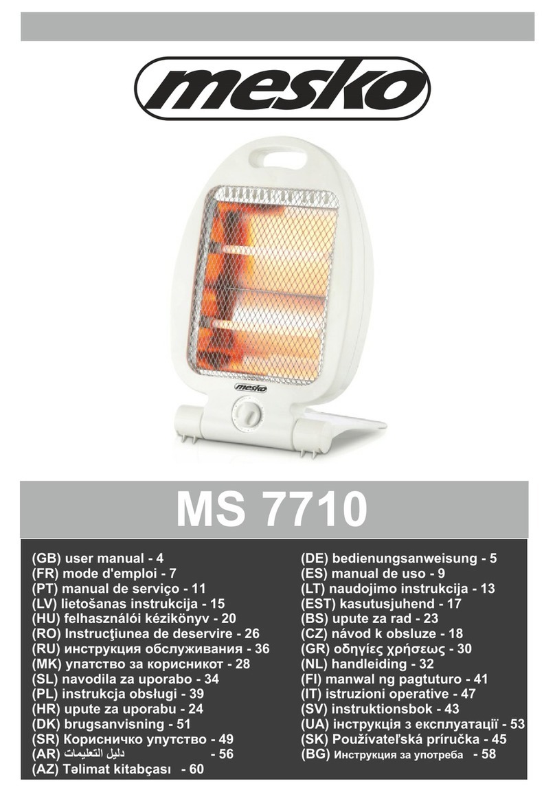 Mesko MS 7710 user manual