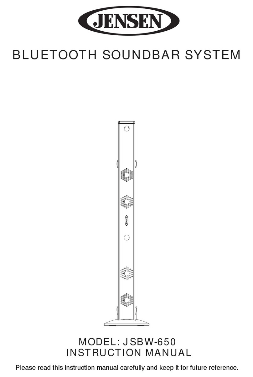 Jensen jsbw-650 User manual