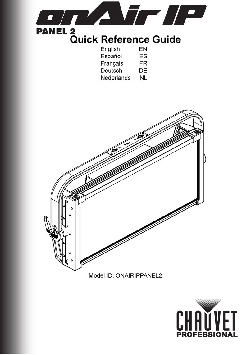 Chauvet Professional onAir IP Panel 2 installation manual Chauvet Professional onAir IP Panel 2 installation manual