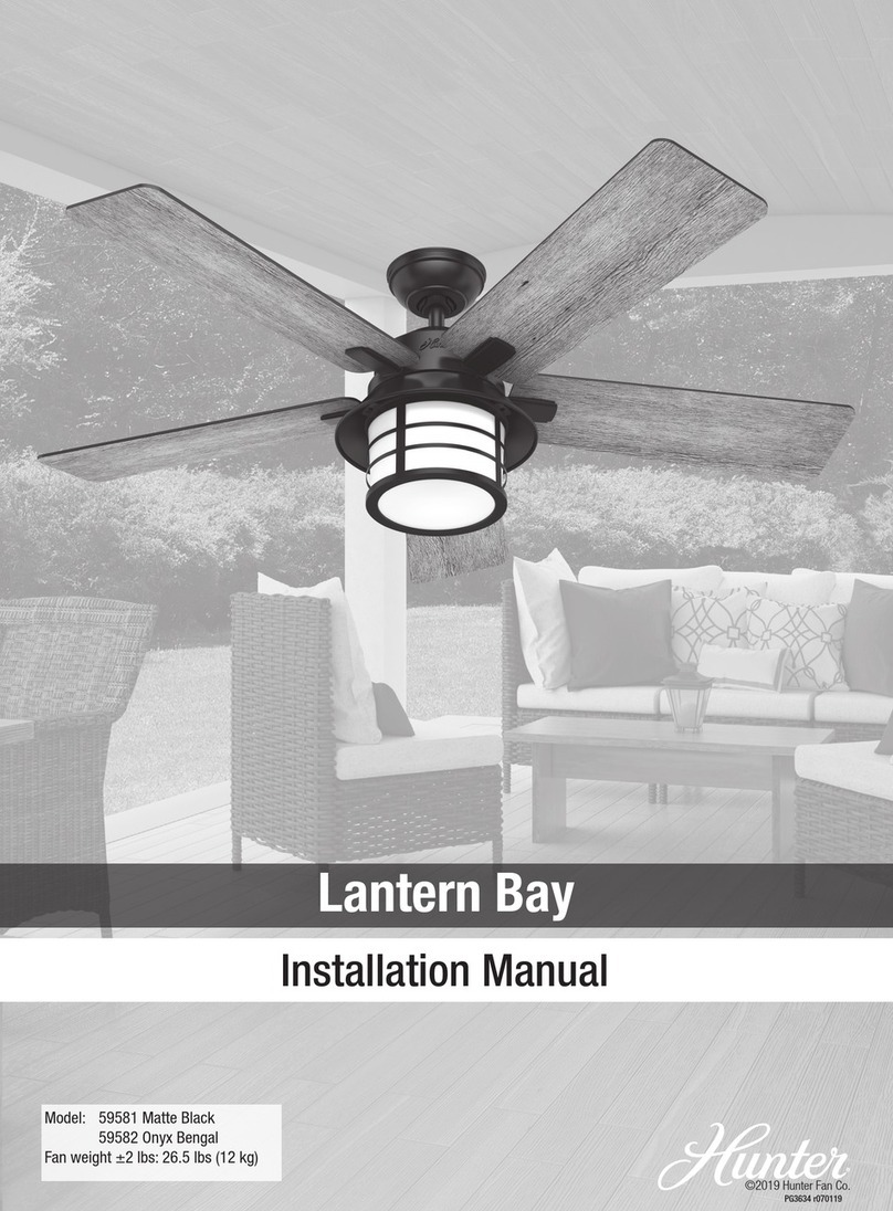 Hunter Lantern Bay User manual