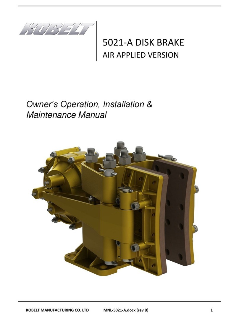 Kobelt 5021-A Owner's Operation, Installation & Maintenance Manual