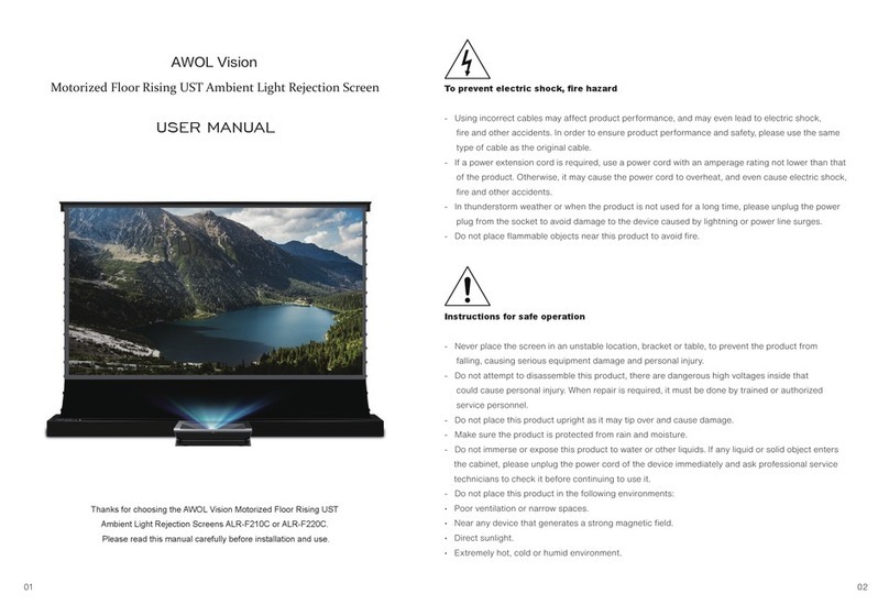 AWOL VISION ALR-F210C User manual