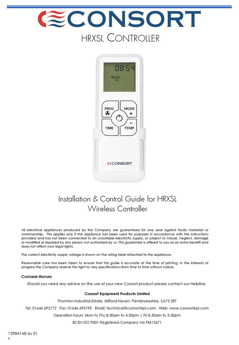 Consort HRXSL Installation & Control Guide