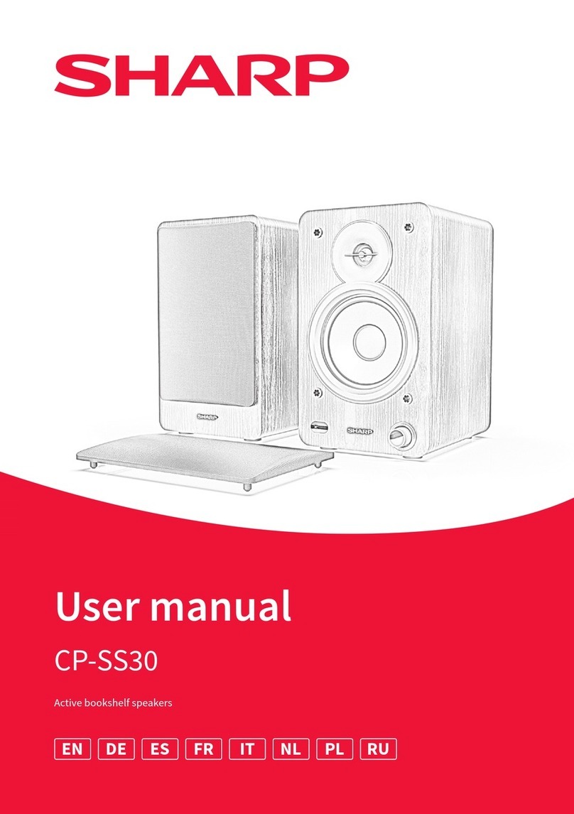Sharp CP-SS30BK user manual