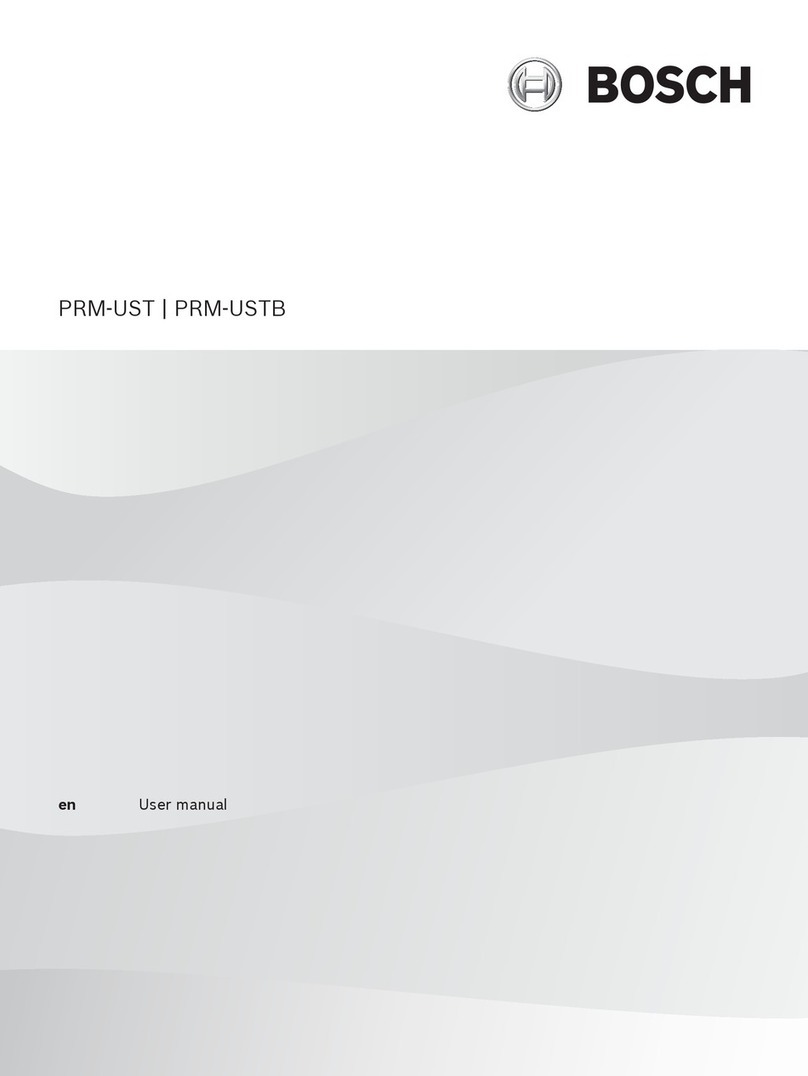 Bosch PRM-UST User manual