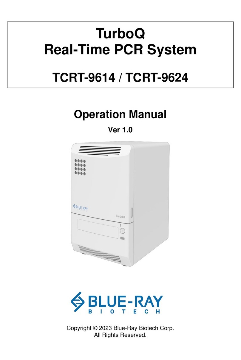 Blue-Ray Biotech TurboQ TCRT-9614 Operation manual