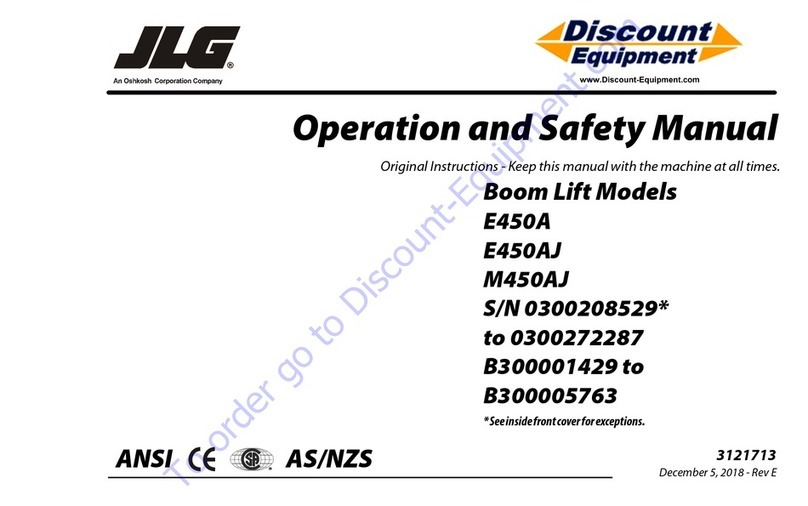 JLG 0300208529 Operation and safety manual