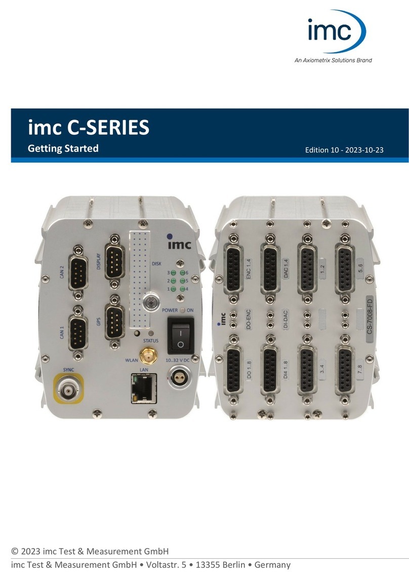 Axiometrix Solutions imc C Series Getting started