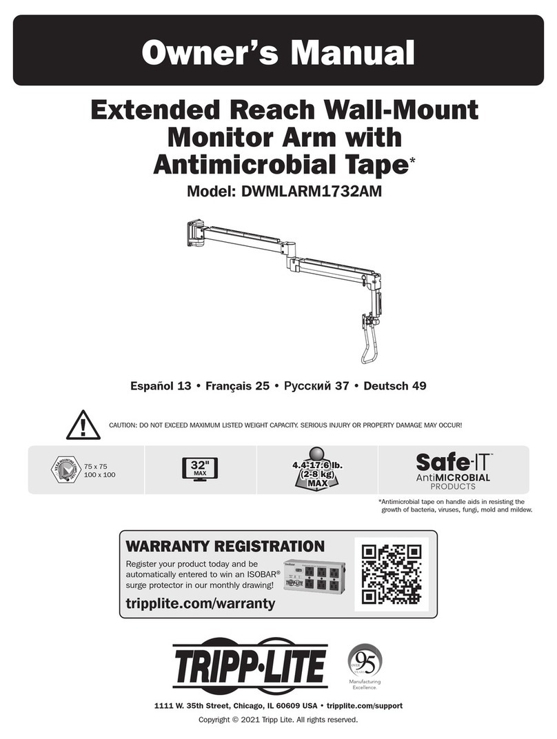 Tripp Lite DWMLARM1732AM User manual