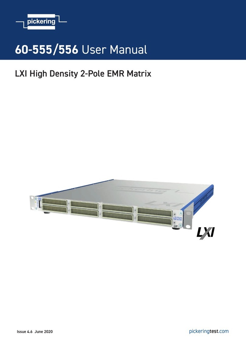 Pickering LXI 60-555 user manual
