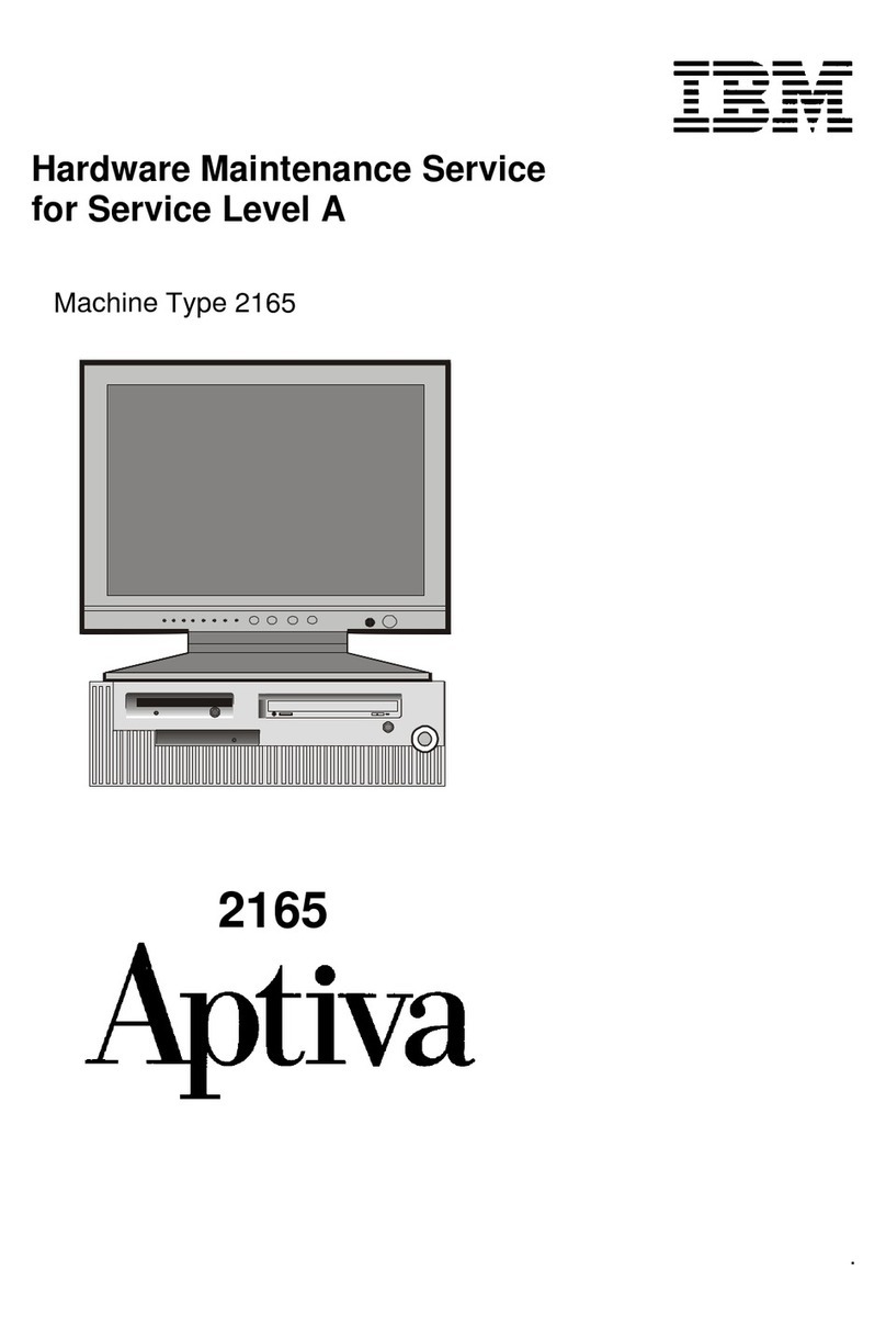 IBM Aptiva 2165 Hardware maintenance service