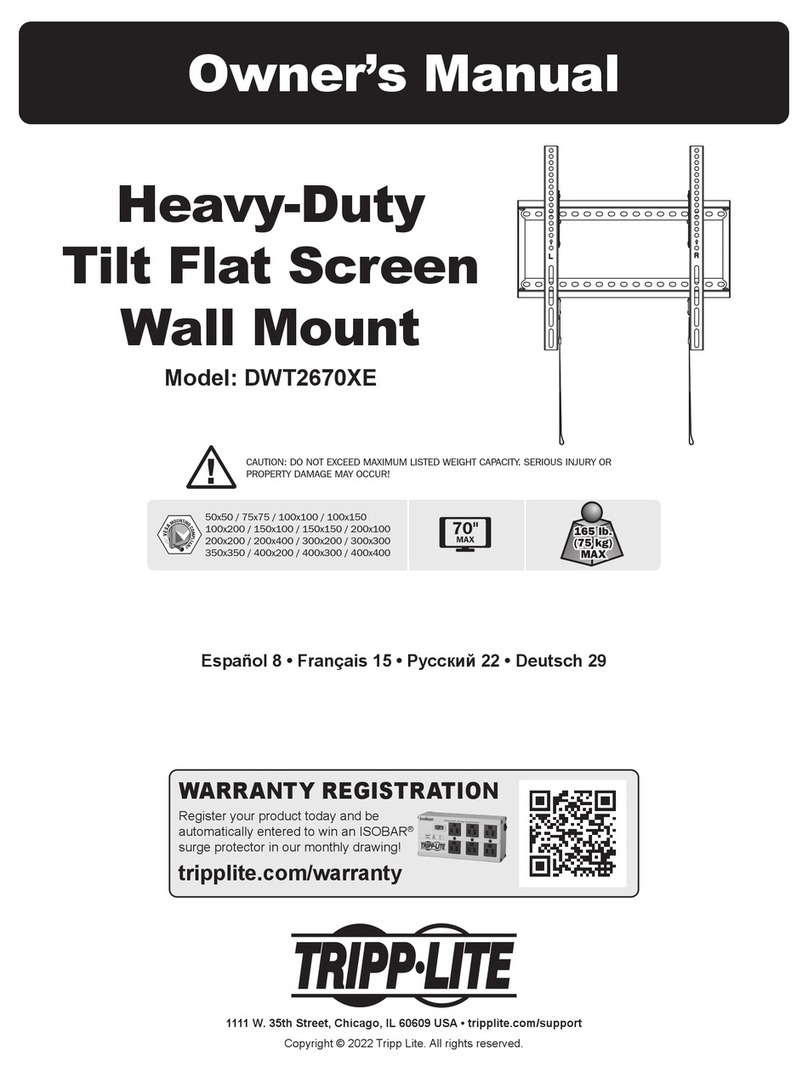 Tripp Lite DWT2670XE User manual