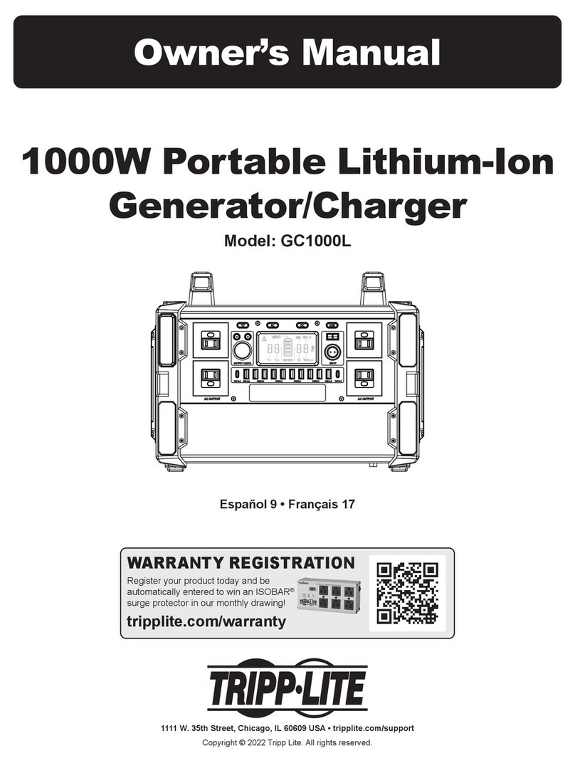 Tripp Lite GC1000L owner's manual