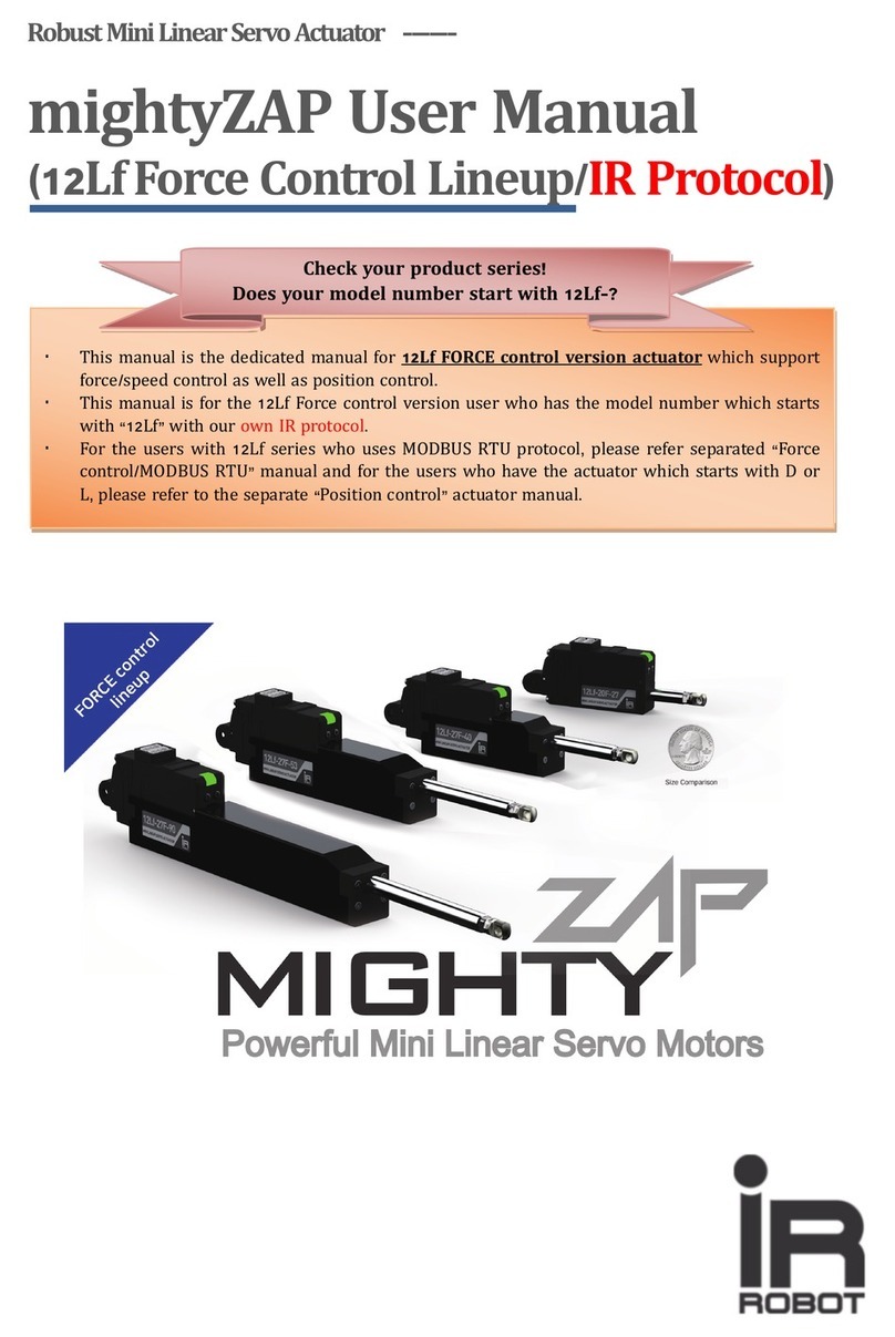 IR Robot mightyZAP user manual