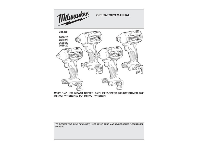 Milwaukee M18 2659-20 User manual