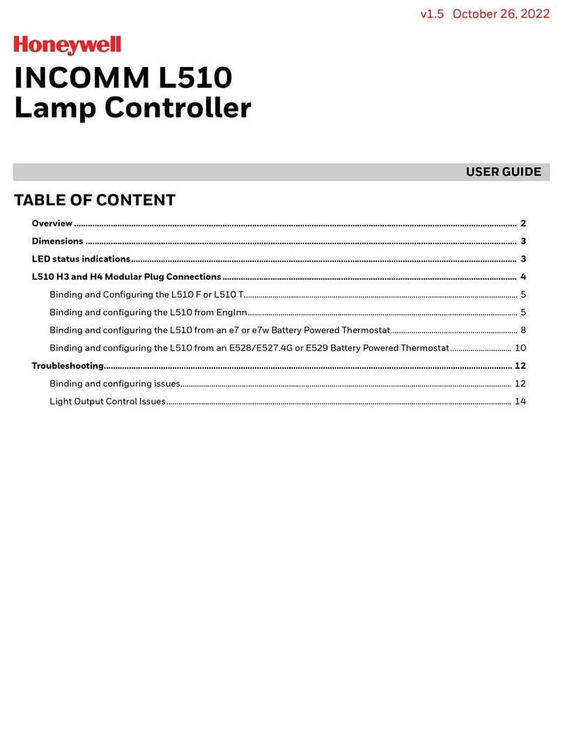 Honeywell INCOMM L510 User manual