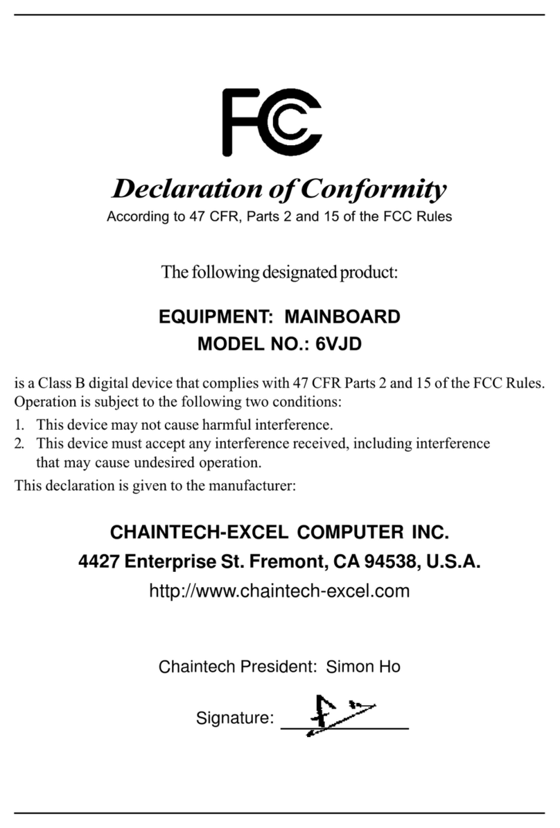 CHAINTECH 6VJD manual
