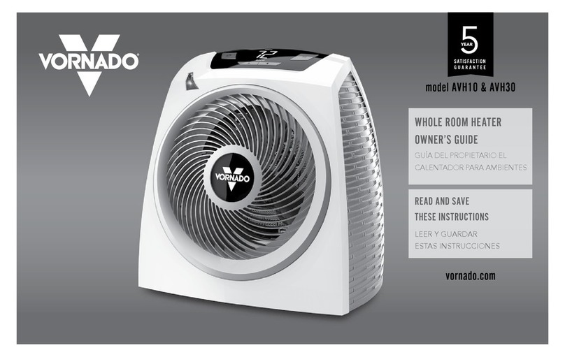 Vornado AVH10 User manual