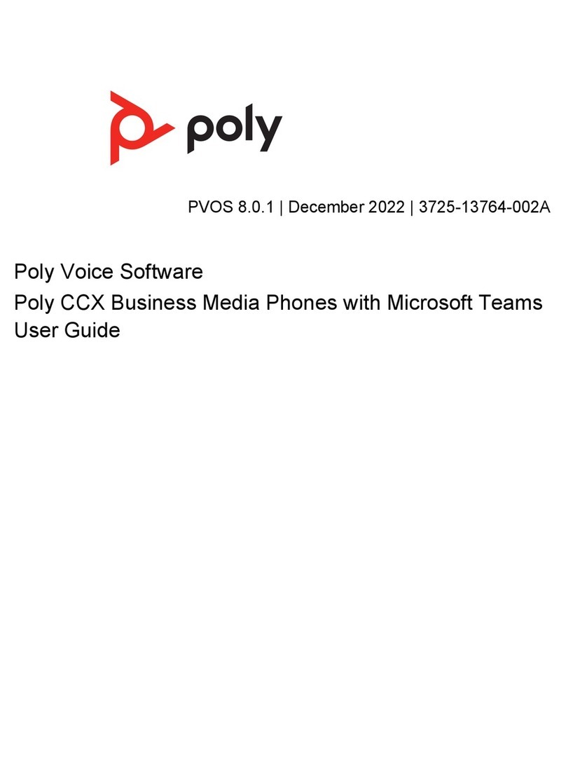Polycom CCX Series User manual