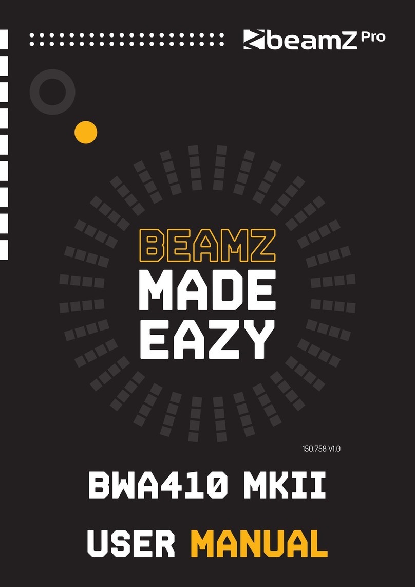 Beamz Pro 150.758 V1.0 user manual