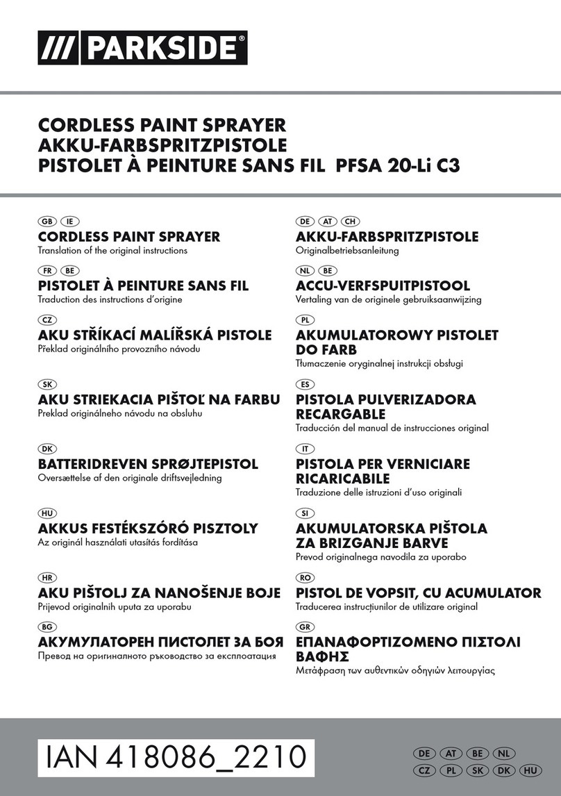 Parkside PFSA 20-Li C3 Translation of the original instructions Parkside PFSA 20-Li C3 Translation of the original instructions