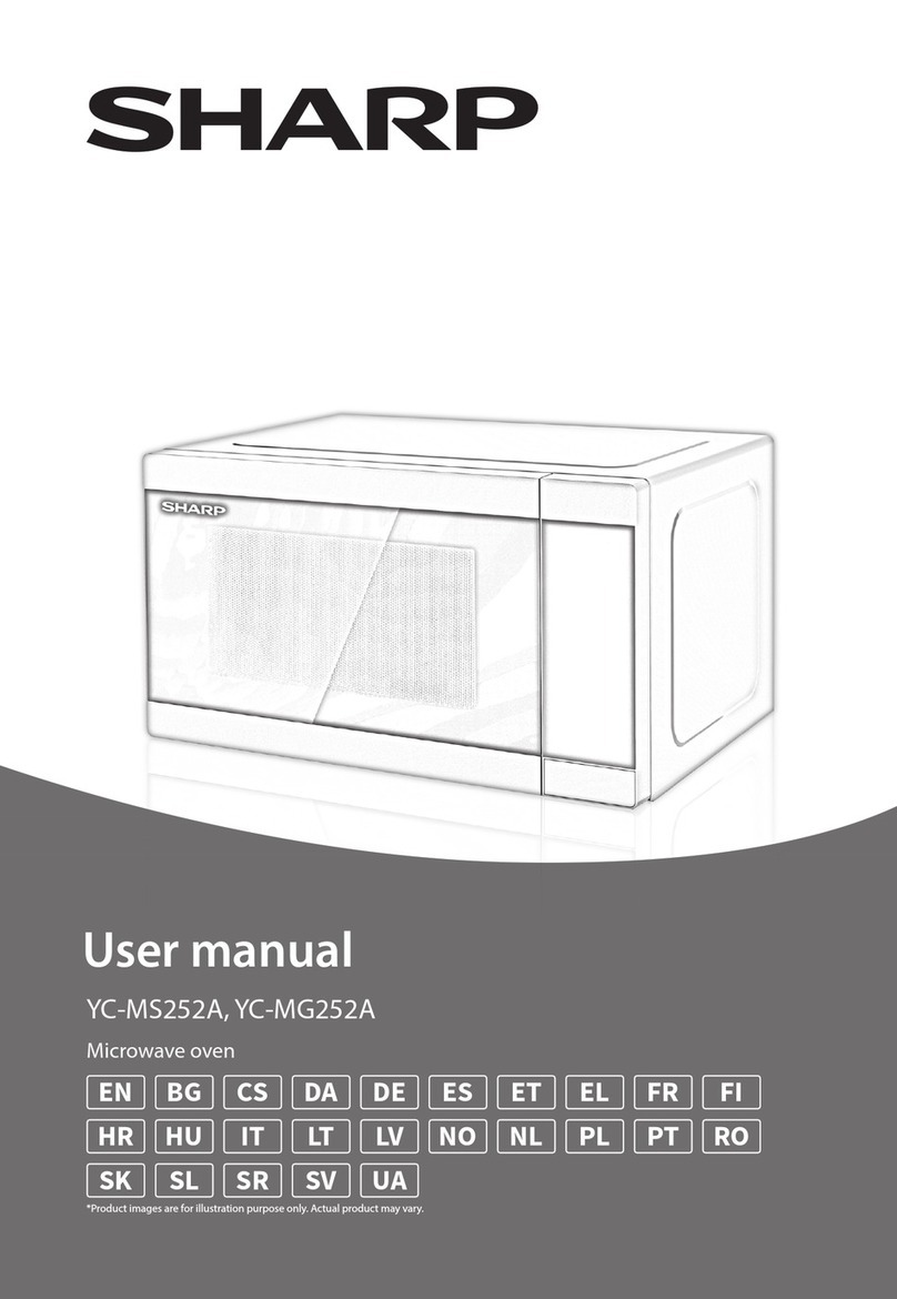 Sharp YC-MG252A User manual