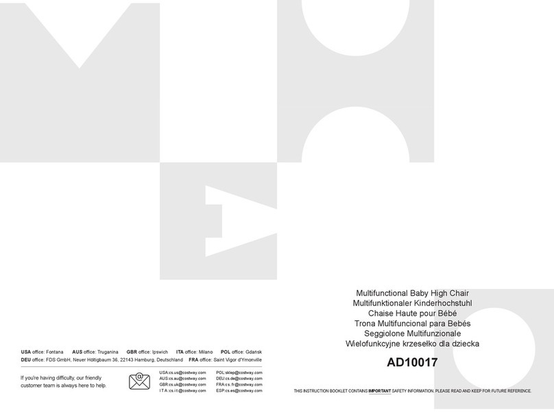 Costway AD10017 User manual