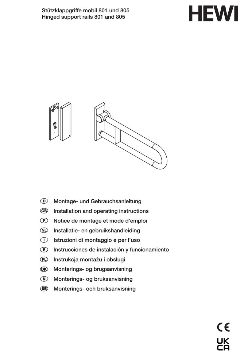 Hewi 801 Classic Series Installation and operating instructions Hewi 801 Classic Series Installation and operating instructions