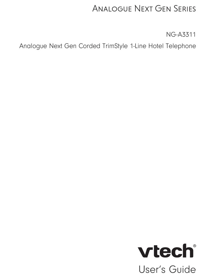 V-tech Analogue Next Gen Series User manual