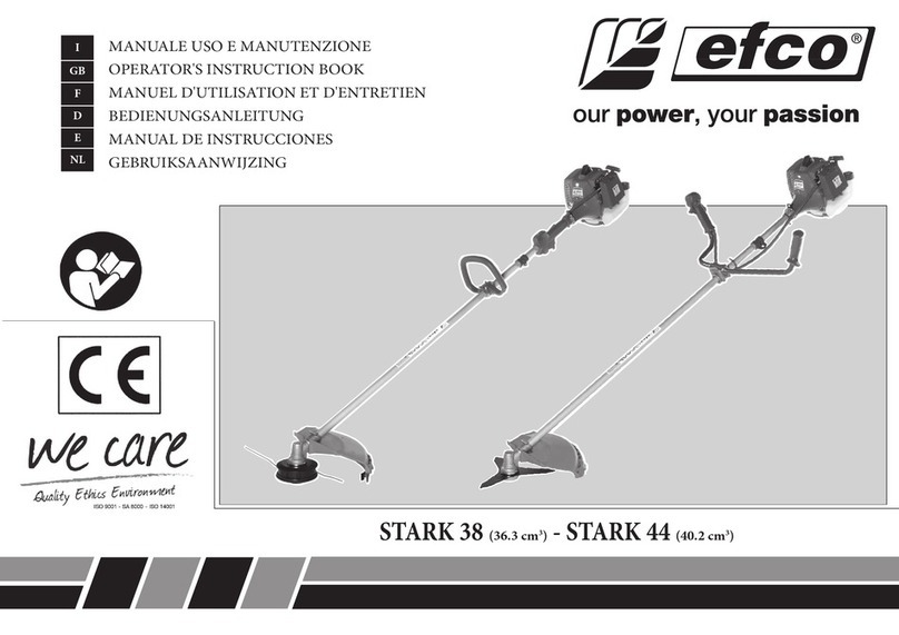 Efco STARK 38 Operators instruction book