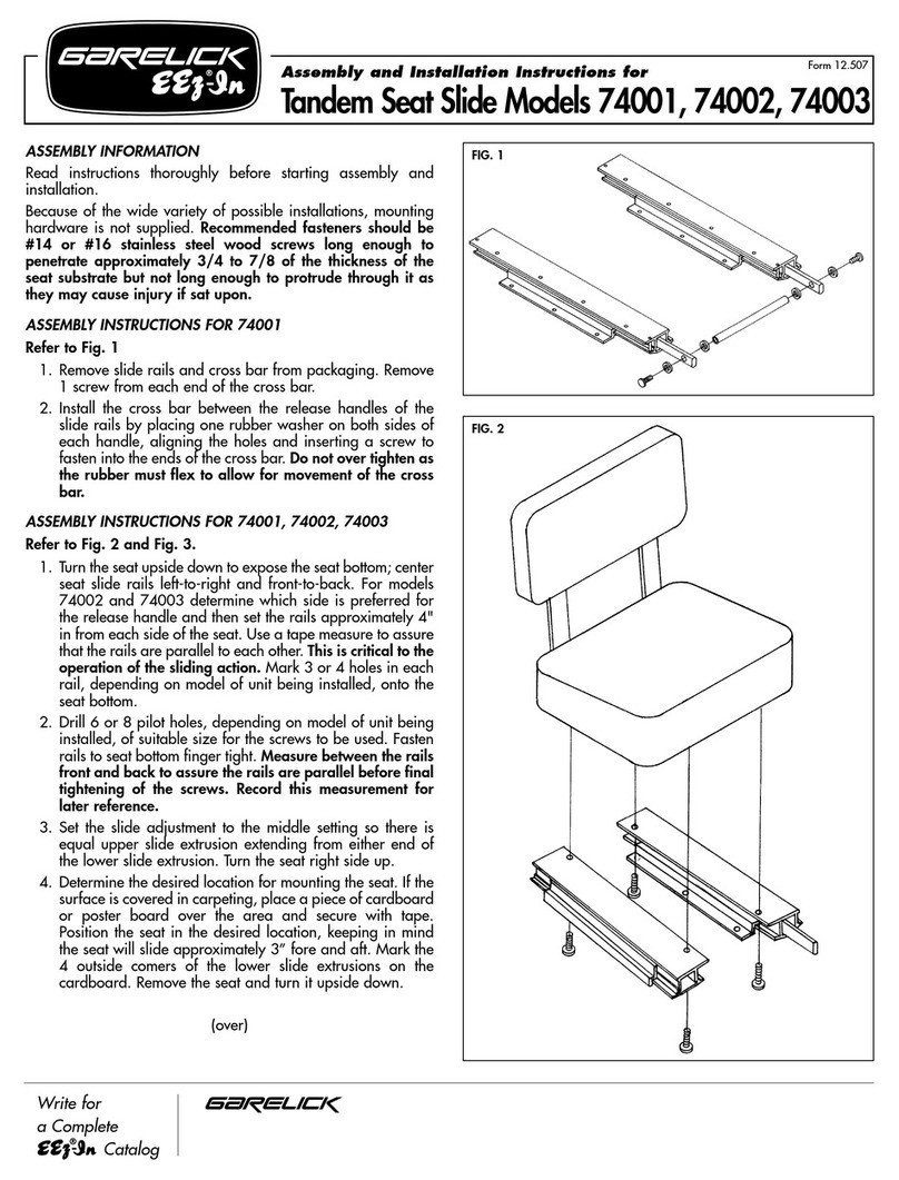 Garelick 74002 Assembly and installation instructions