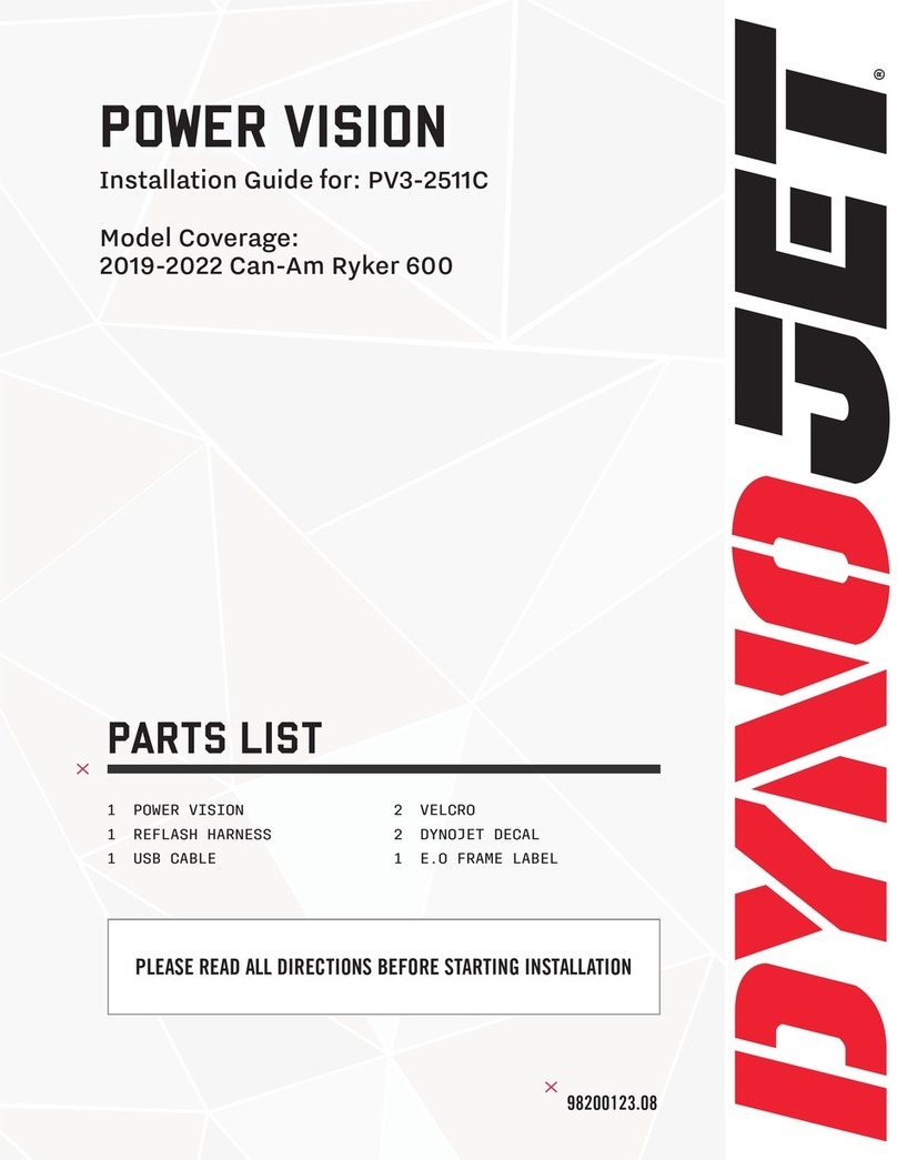 Dynojet POWER VISION PV3-2511C User manual