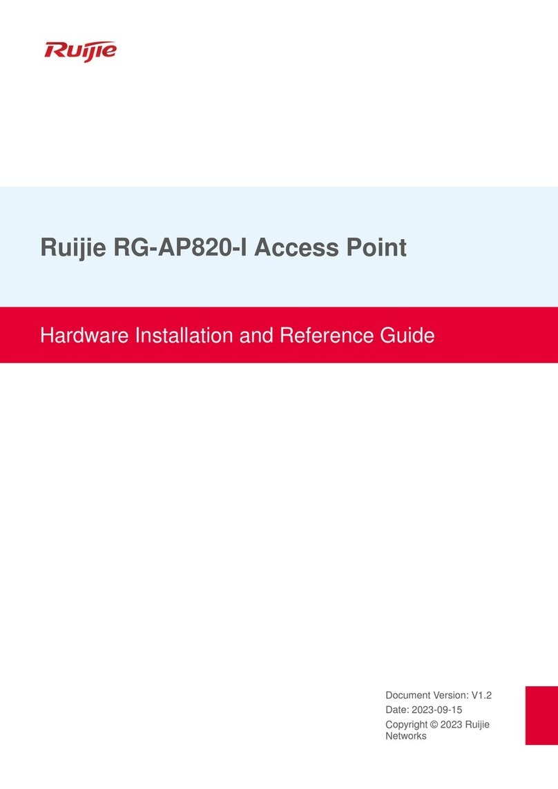 Ruijie RG-AP820-I Installation and operating manual