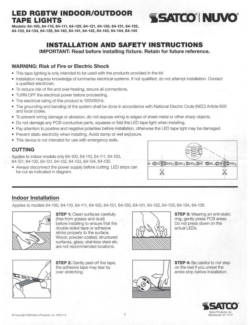 Satco NUVO 64-100 Manual