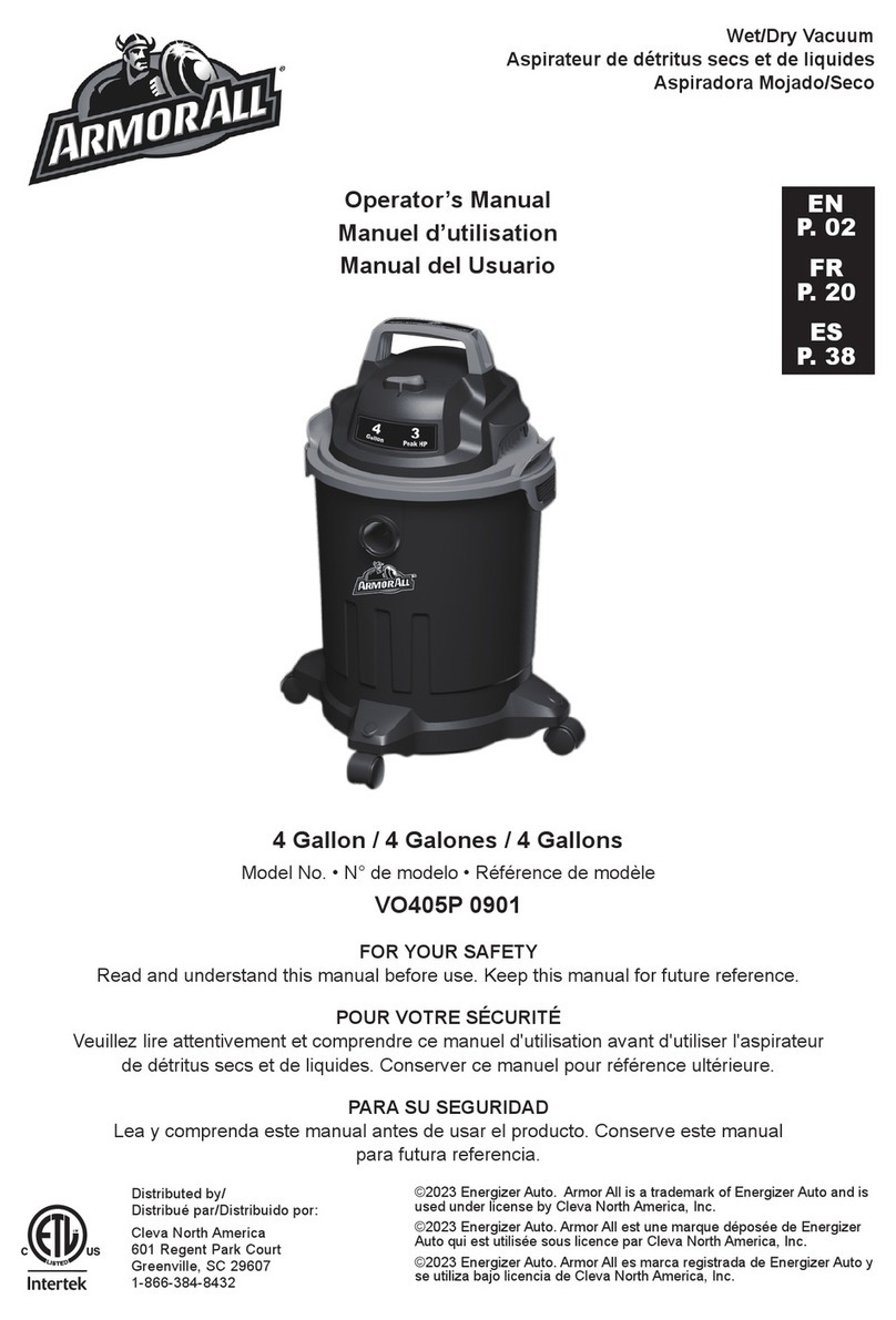 ArmorAll VO405P 0901 User manual ArmorAll VO405P 0901 User manual
