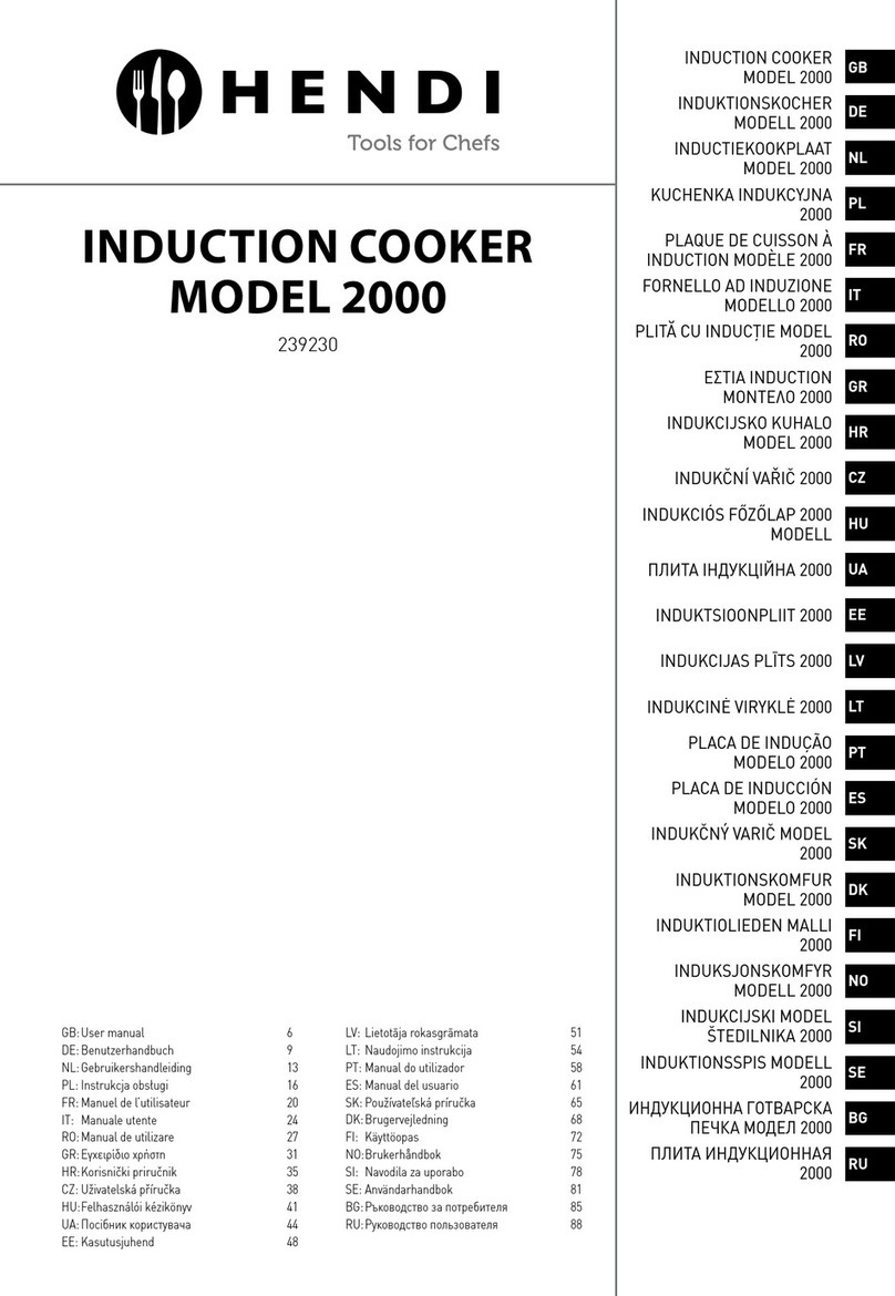 Hendi 2000 User manual