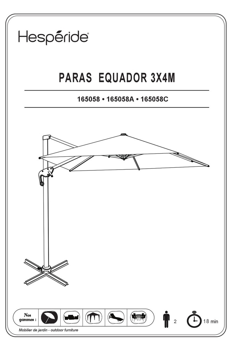 Hesperide 165058A User manual