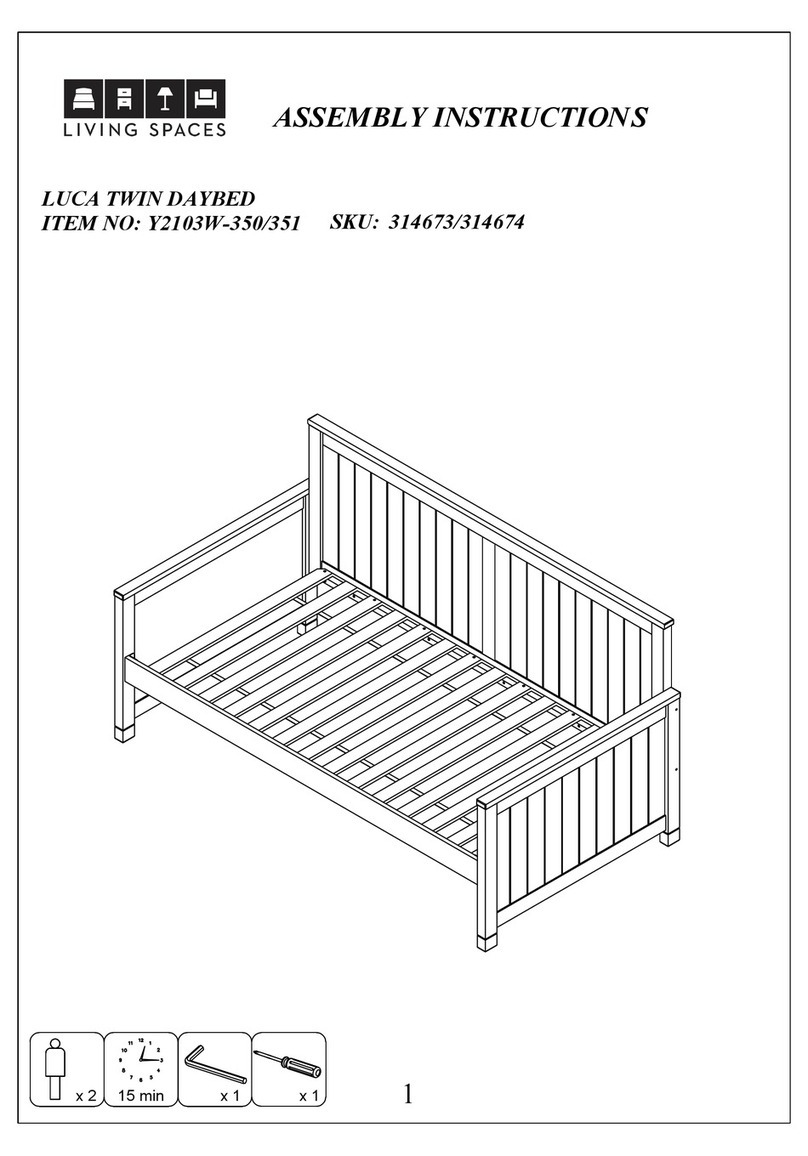 Living Spaces LUCA Y2103W-350 User manual
